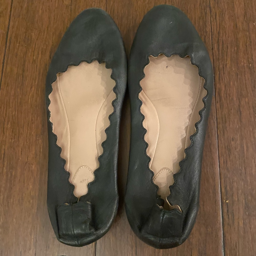 Chloe Ballet Flats Black
